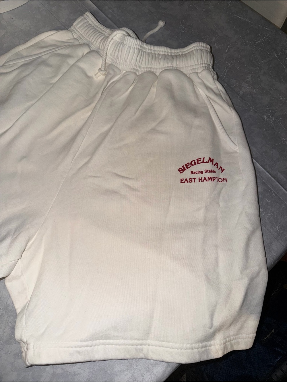 Siegelman Stable Men East Hampton White Casual Shorts